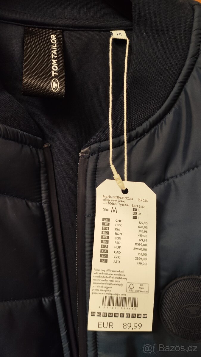 Pánská bunda Tom Tailor, vel.M - 10