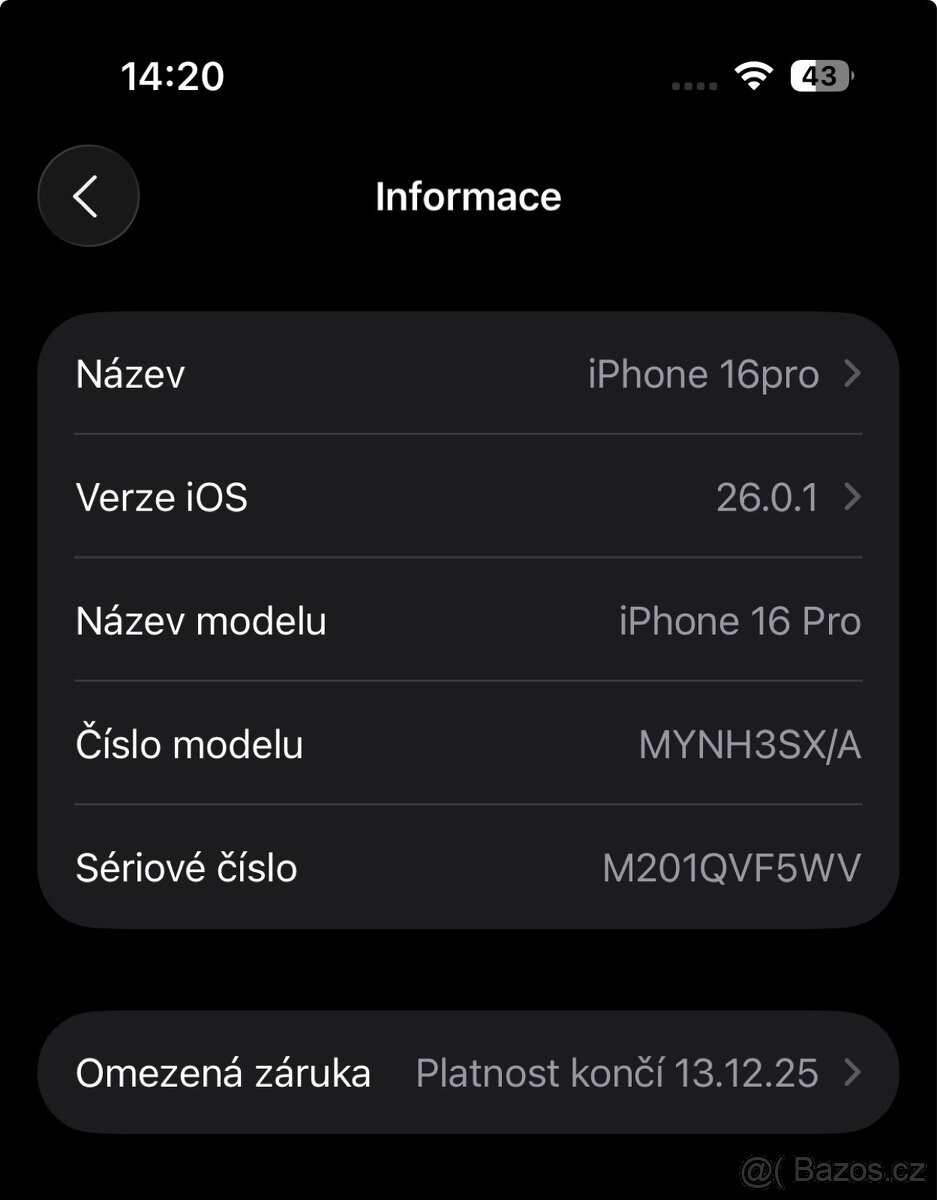 IPhone 16 Pro Black Titanium 256GB + příslušenství - 10