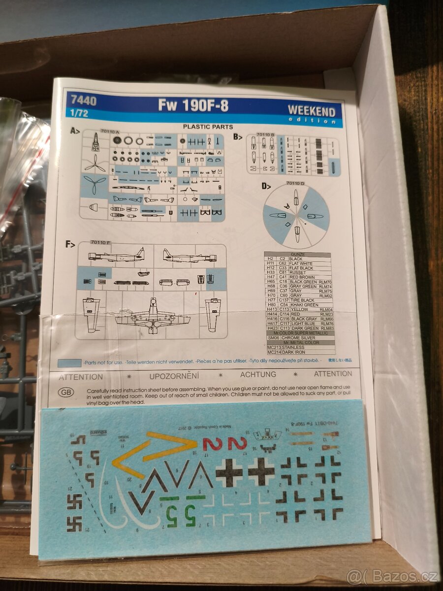 Modely letadel EDUARD Weeknd edice 1/72 - 10