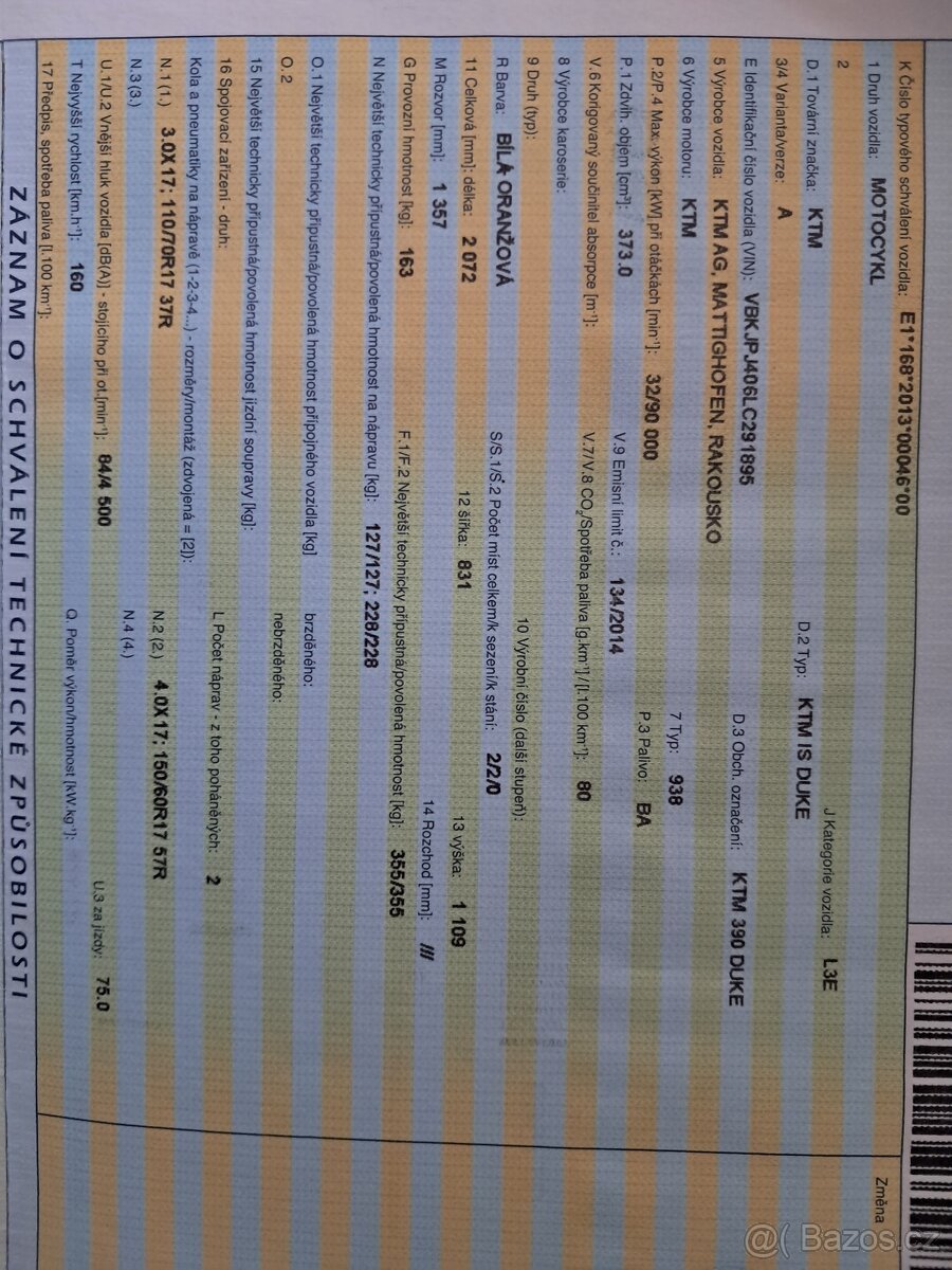 Ktm duke 390 - snížená - 10