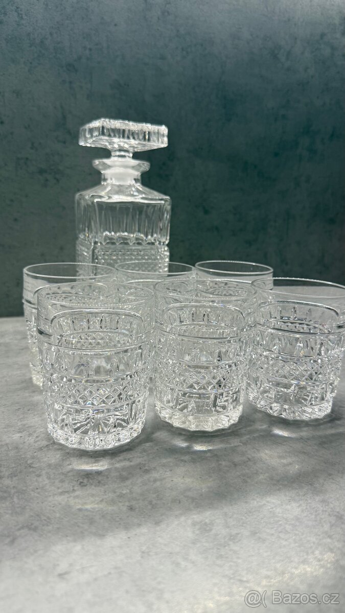 Whisky set - Karafa + 6 sklenic - 10