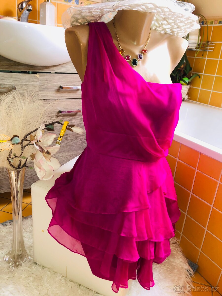 saty # spolecenske# hostnasvatbu# magenta# fuchsiova - 10