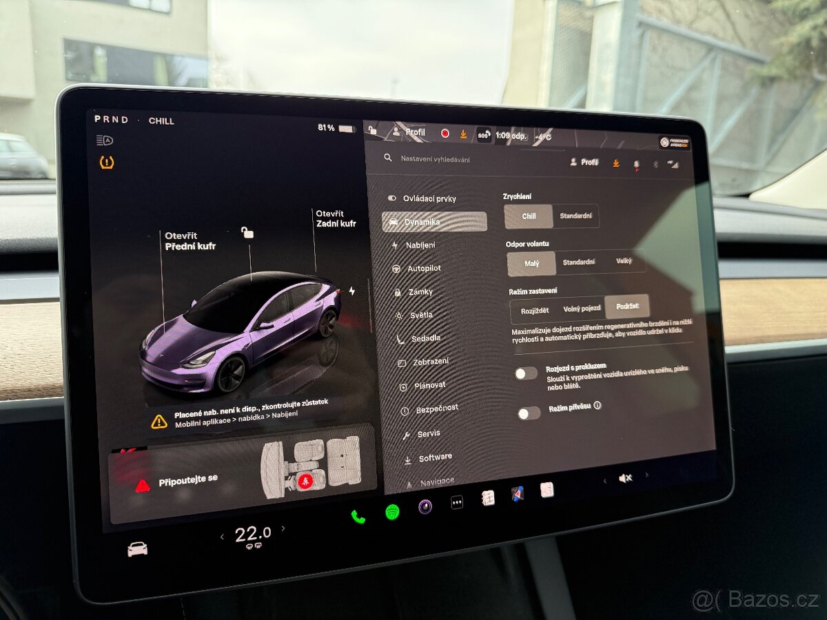 Tesla Model 3, Long Range AWD Tažné zařízení - 10