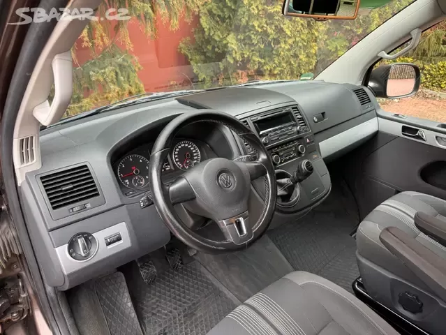 VW Multivan T5 2.0TDI 103kW Match, 2xšoupačky,Webasto,Tažné. - 10