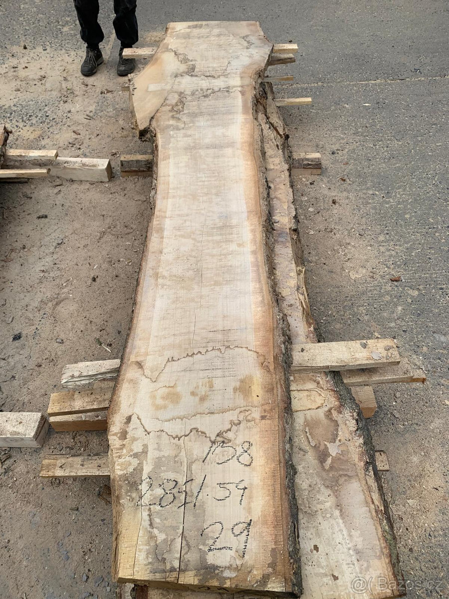 Dubové fošny 50 mm (suché 10%) - 10