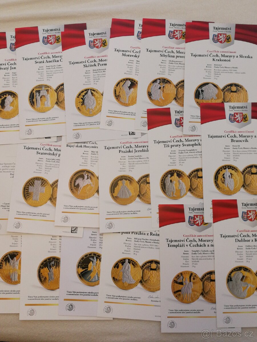 Tajemství Čech, Moravy a Slezska - pamětní medaile - 10