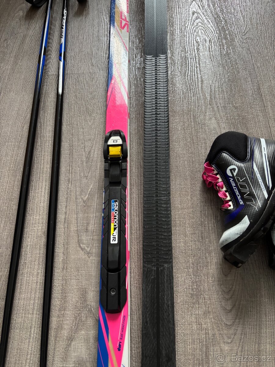 Běžky Sporten 150cm, boty EUR35, hůlky 110cm - 10