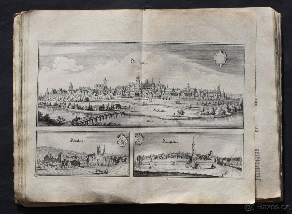 MERIAN, TOPOGRAPHIA Sueviae, SCHWABEN BADEN WÜRTTEMBERG, KUP - 10