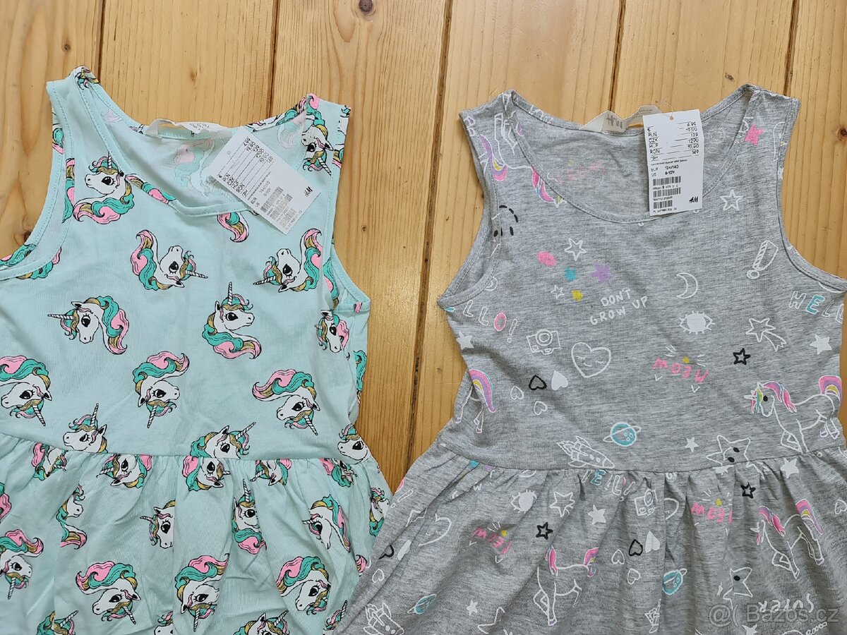 Vel 134-140 - kabát, nové šaty, bunda - 10