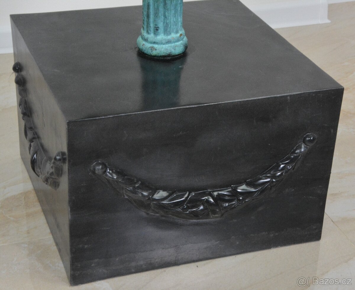 Bronzová socha - Medusa na mramoru - XXL - 98 cm - 10