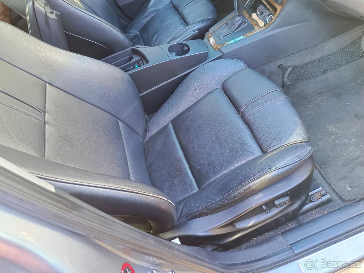 Kompletní ///M interiér BMW E83 X3, čená kůže, dekor, VÝHŘEV - 10