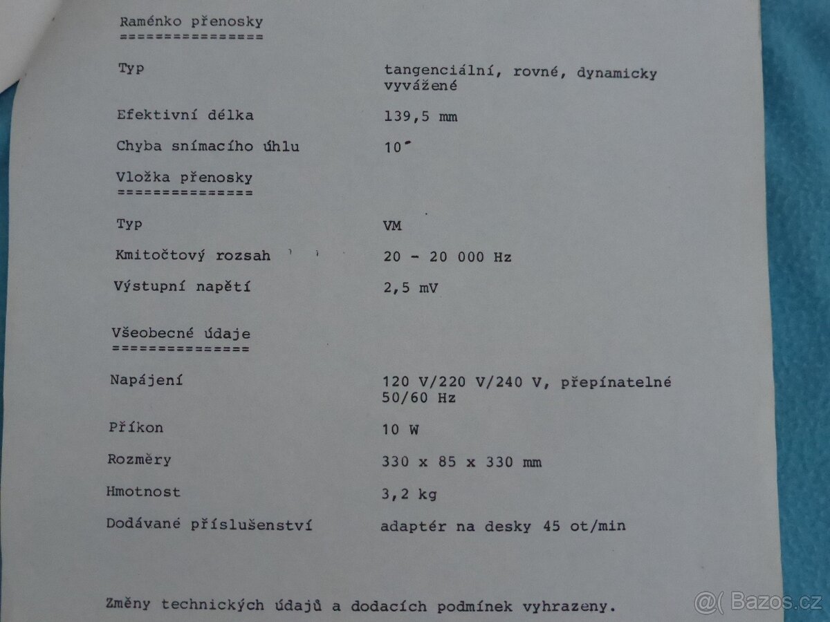 Gramofon AIWA LX-80 kvalitní automat s předvolbou - 10