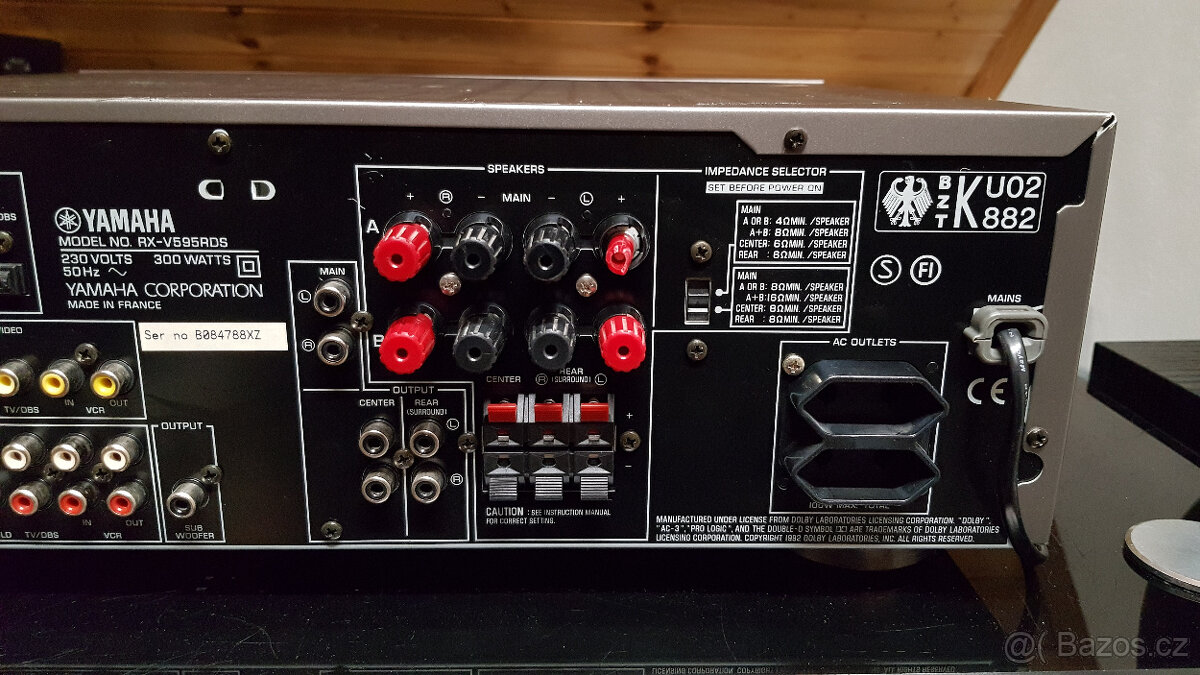 Yamaha RX-V595RDS AV receiver s DO - 10