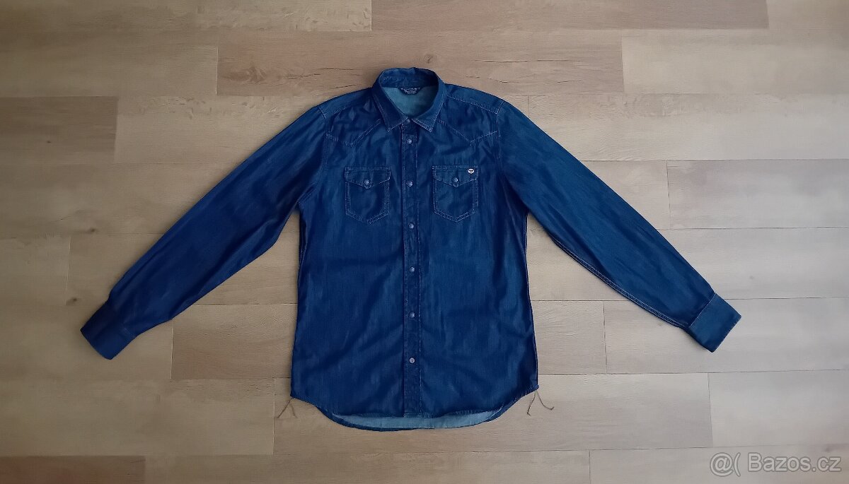 Diesel pánská denimová košile vel. M/L bavlna nová - 10