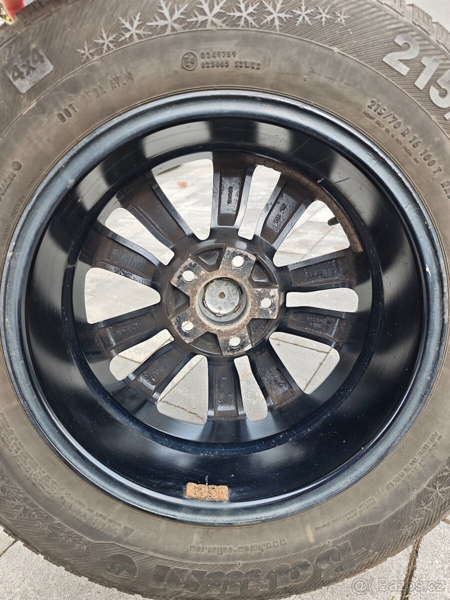 Alu kola Kia Sportage + zimní pneu 215/70 R16 - 10
