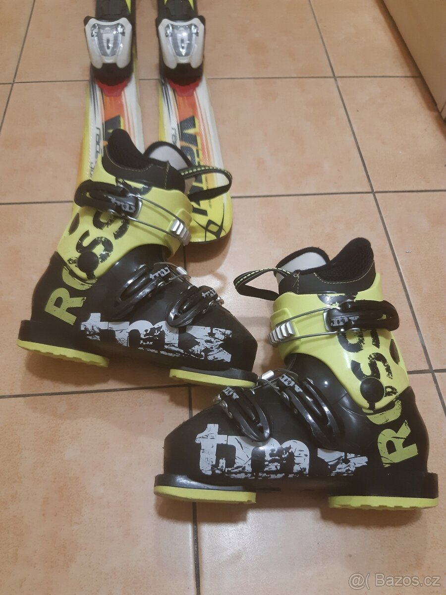 Komplet sjezdové lyže Wolkl a lyžáky Rossignol - 10