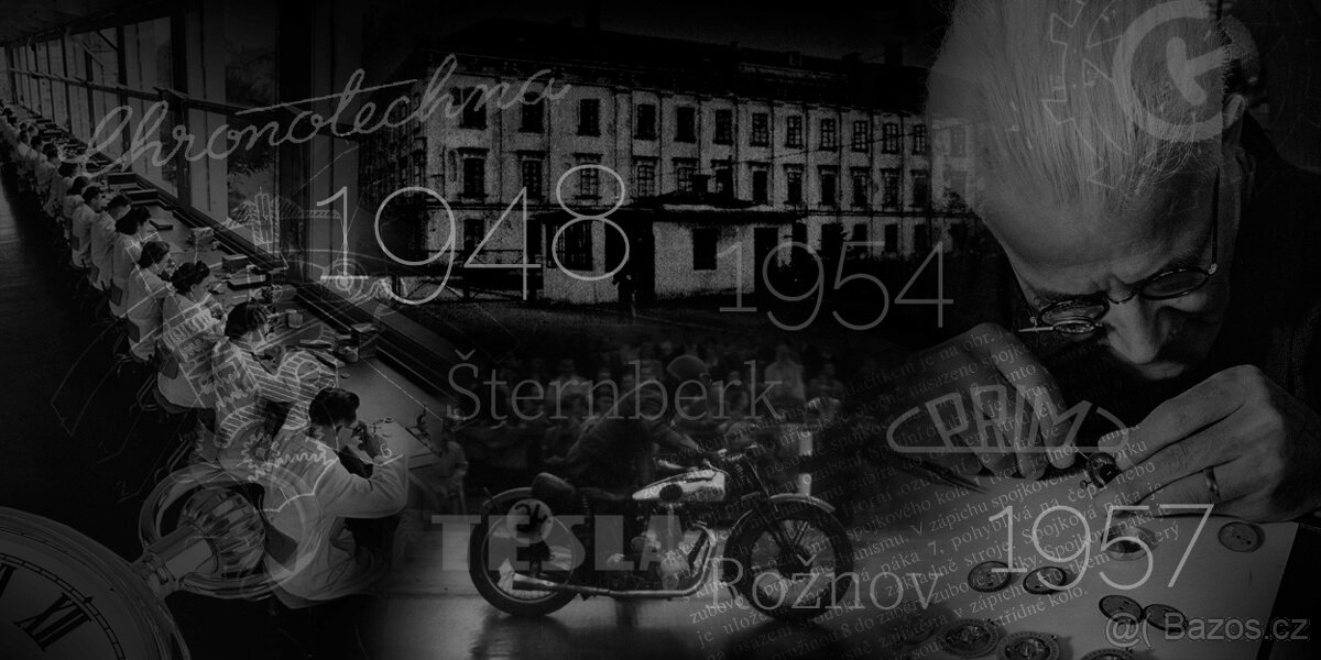 Ultra vzácné hodinky PRIM POSPARTAK ELAST BLOK LUMINISCENČNÍ - 10