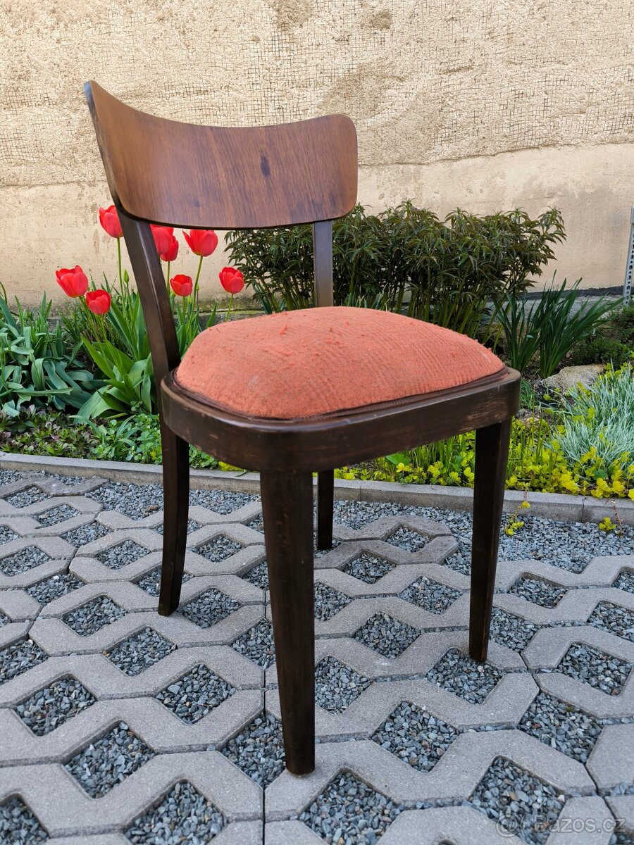Starožitné Art Deco jídelní židle Thonet, 30. léta - 10