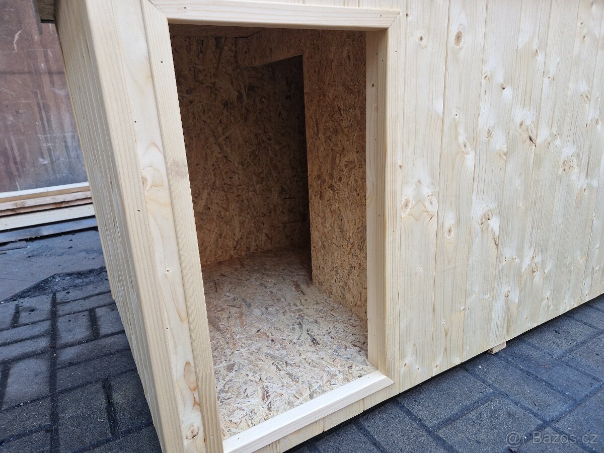 Zateplená psí bouda XL - 10