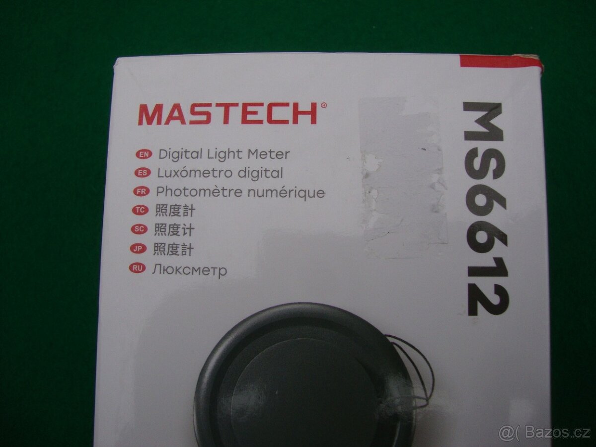 Mastech MS6612 Profesionální Luxmetr 0 - 200 000 Lux nový - 10