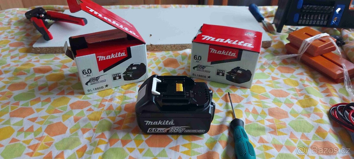 Aku pro nářadí Makita 18V/ 6.0mAh-neoriginál,nové TOP. - 10