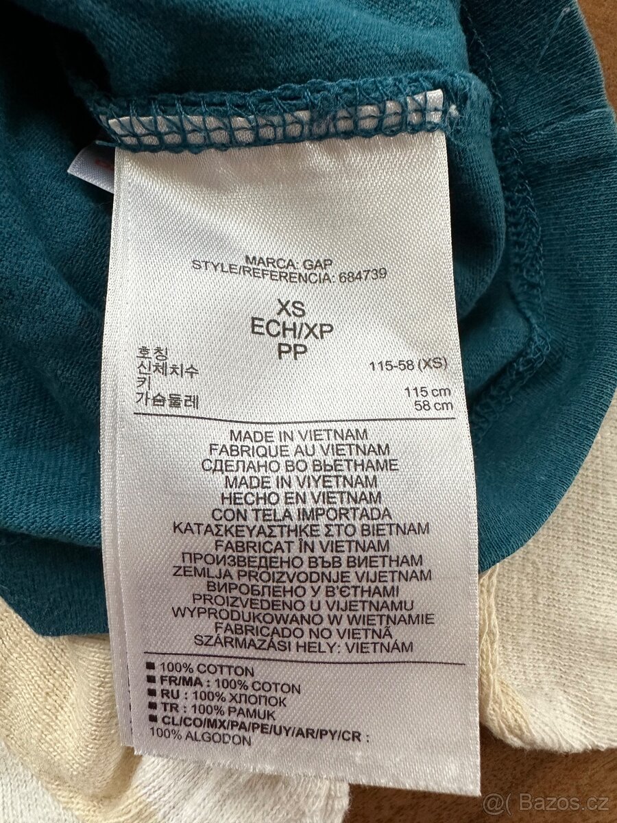 4x Trička 4-5 let, GAP - 10