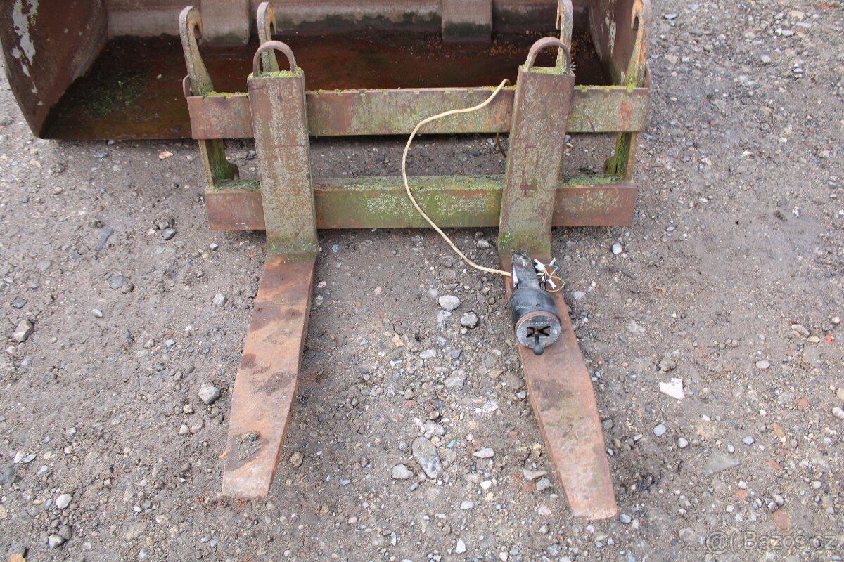 Zetor 7211 čelní nakladač ln 7211 lopata deska s vidlemi - 10