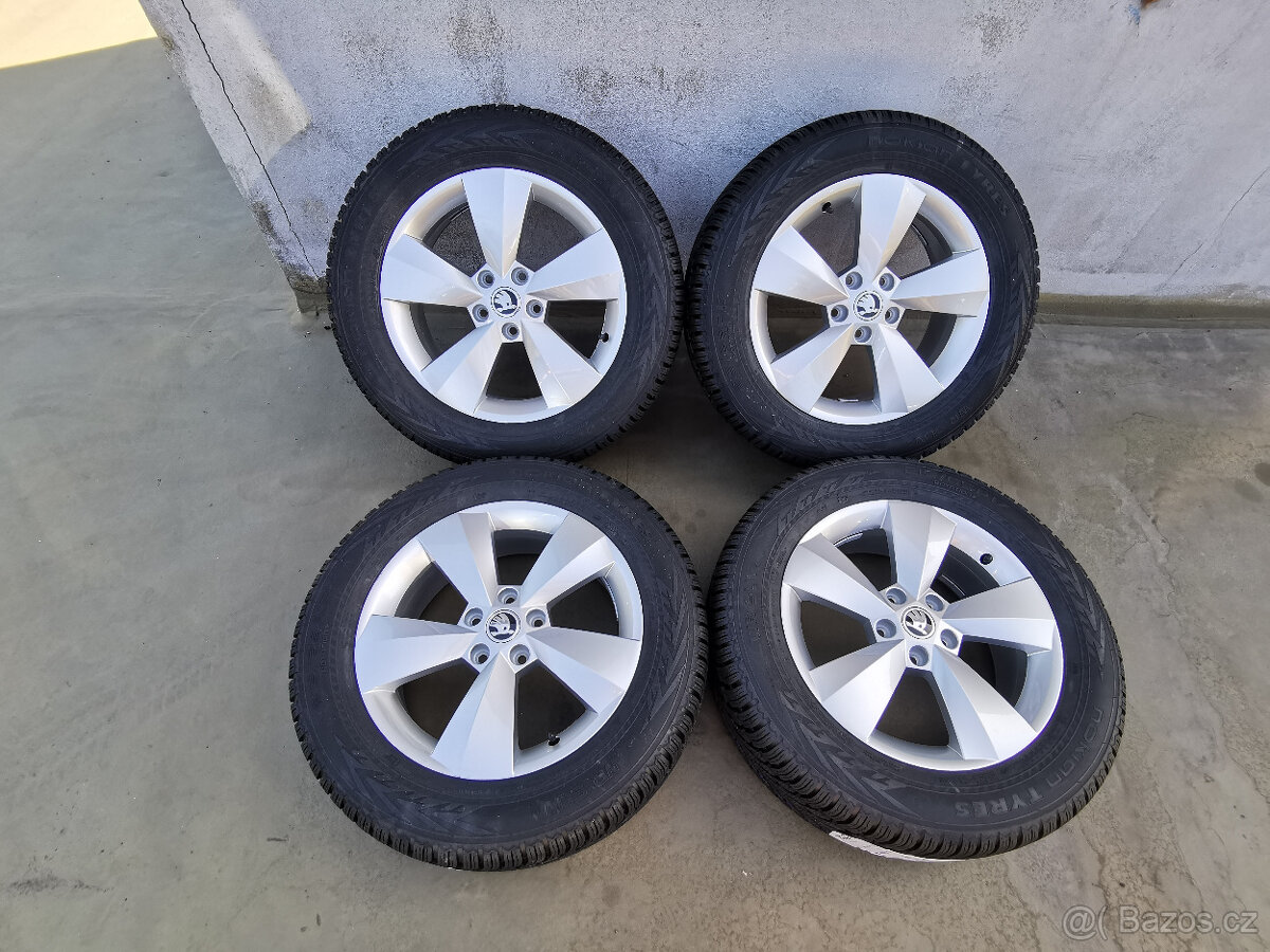 215/65/17 alu kola 6,5x17 5x112 ET38 zimní KODIAQ - 10