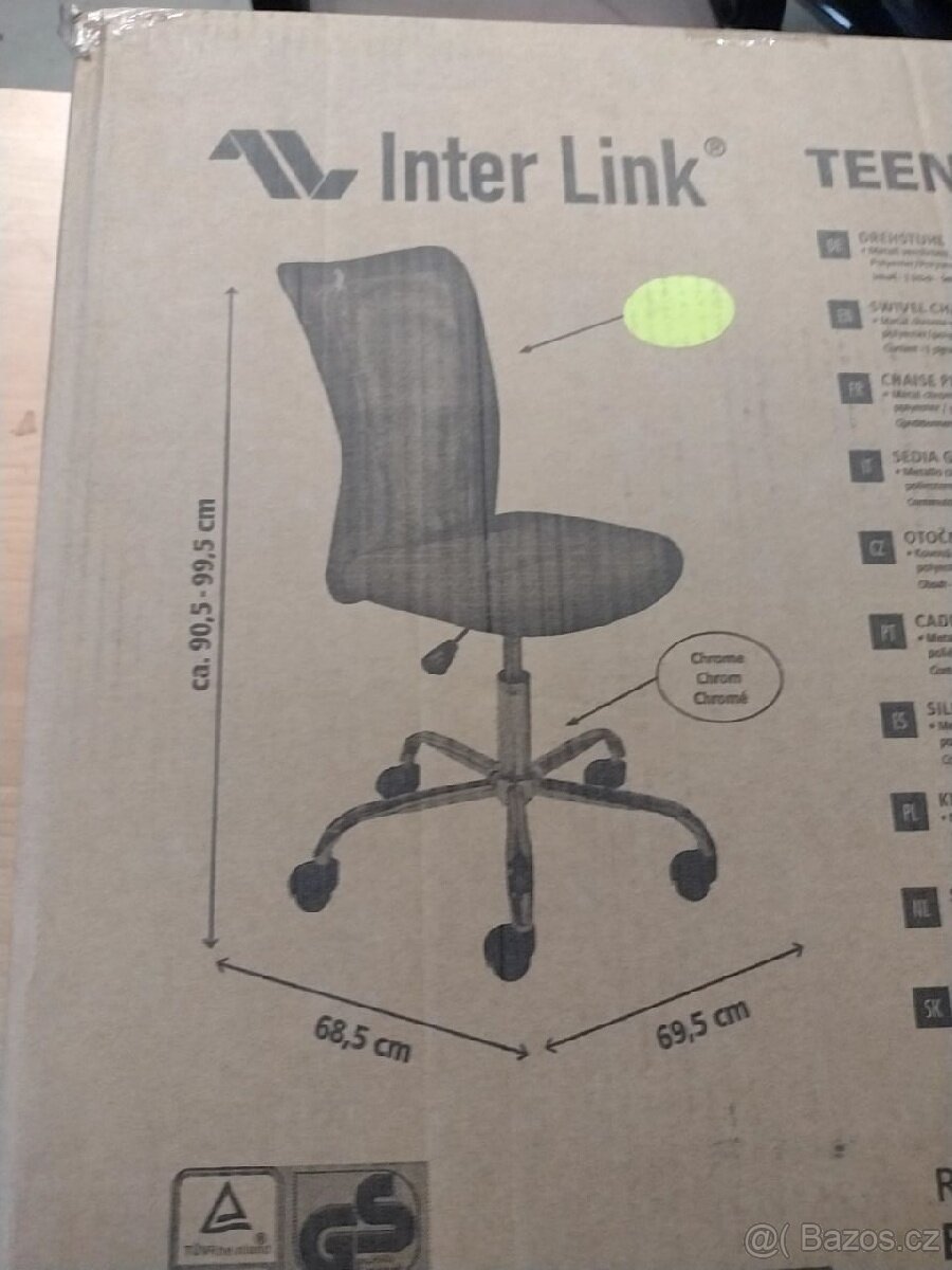 Inter Link Dětská otočná židle Teenie
- 10