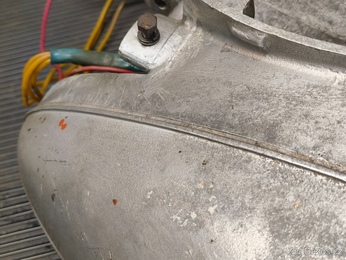 Motor Jawa 350 Pérák BEZ ČÍSLA kartery víko hlavy komunista - 10