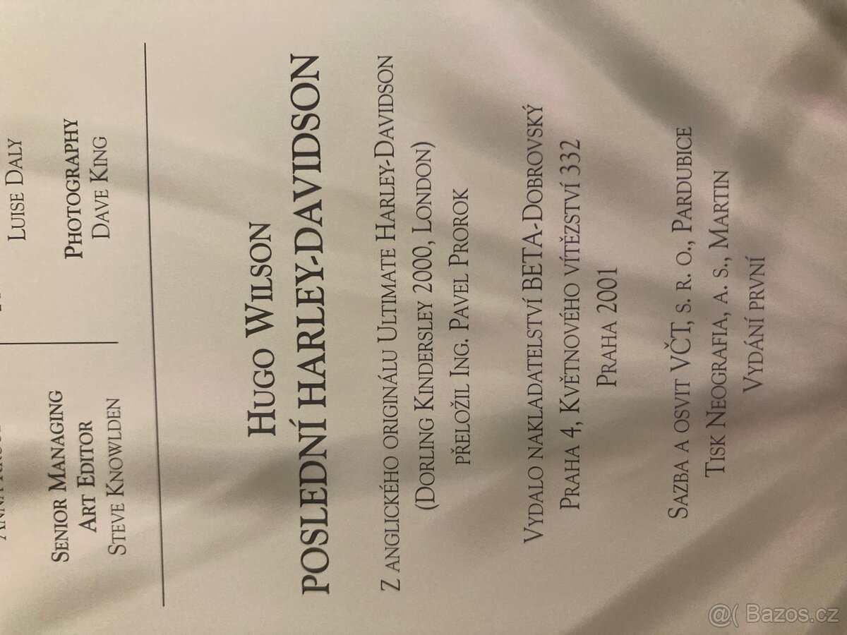 kniha POSLEDNÍ HARLEY-DAVIDSON - 10