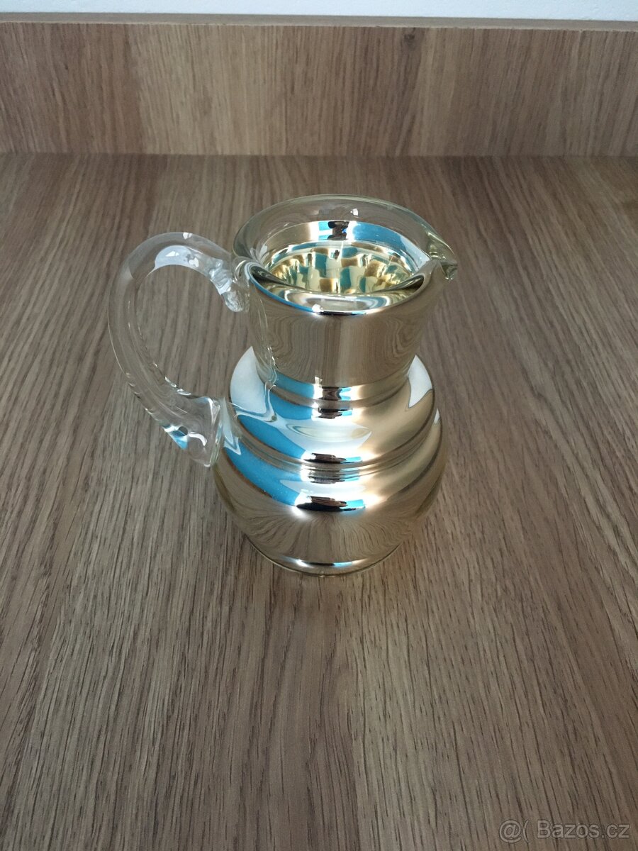 Stříbřené sklo - tzv. selské stříbro - 10