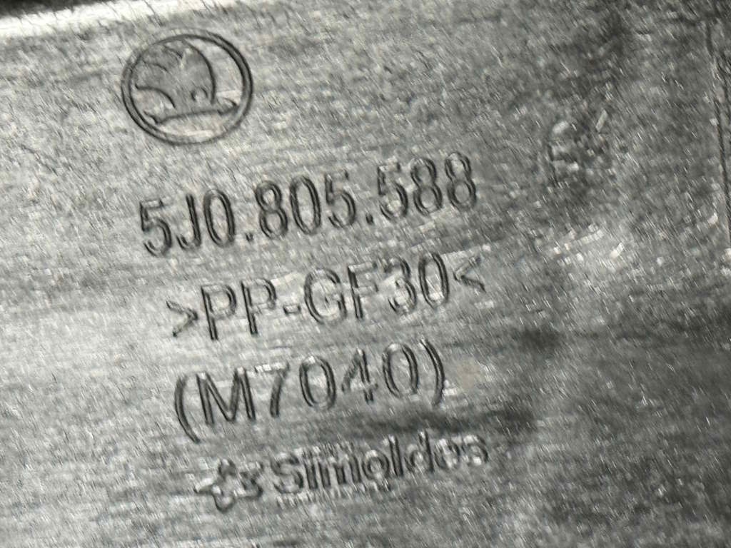 ŠKODA FABIA 2 FACELIFT chladičová stěna - 5J0805588 - 10