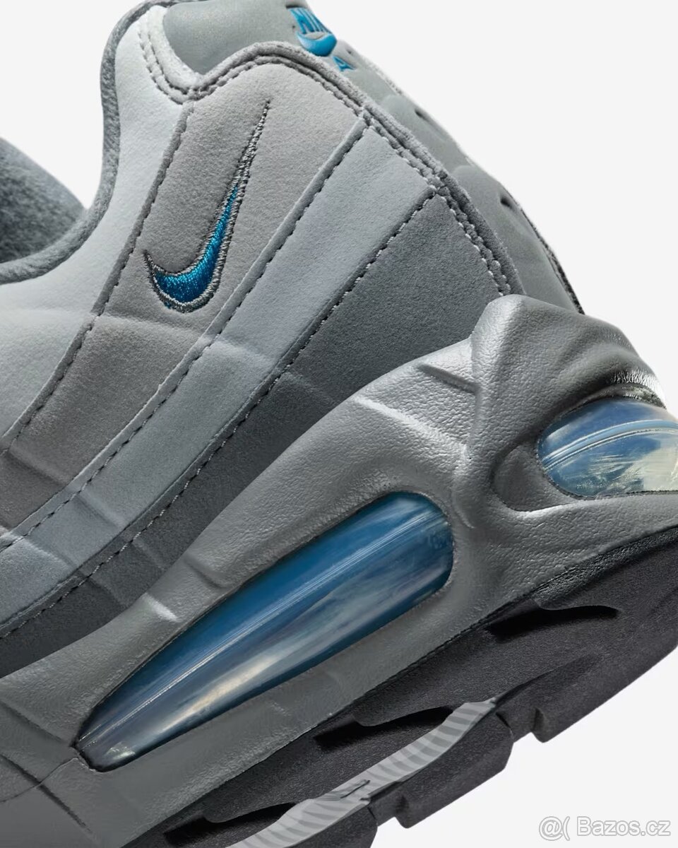 Nike Air Max 95 Big Bubble Smokey Grey/Green Abbys 46 - NOVÉ - 10