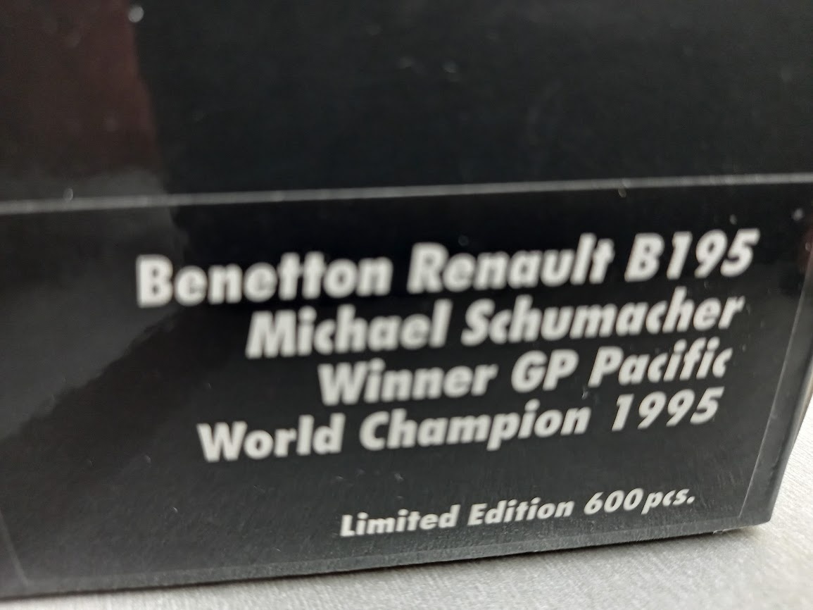 F1 BENETTON B195 MILD SEVEN PACIFIC 1995 SCHUMACHER 1:18 - 10