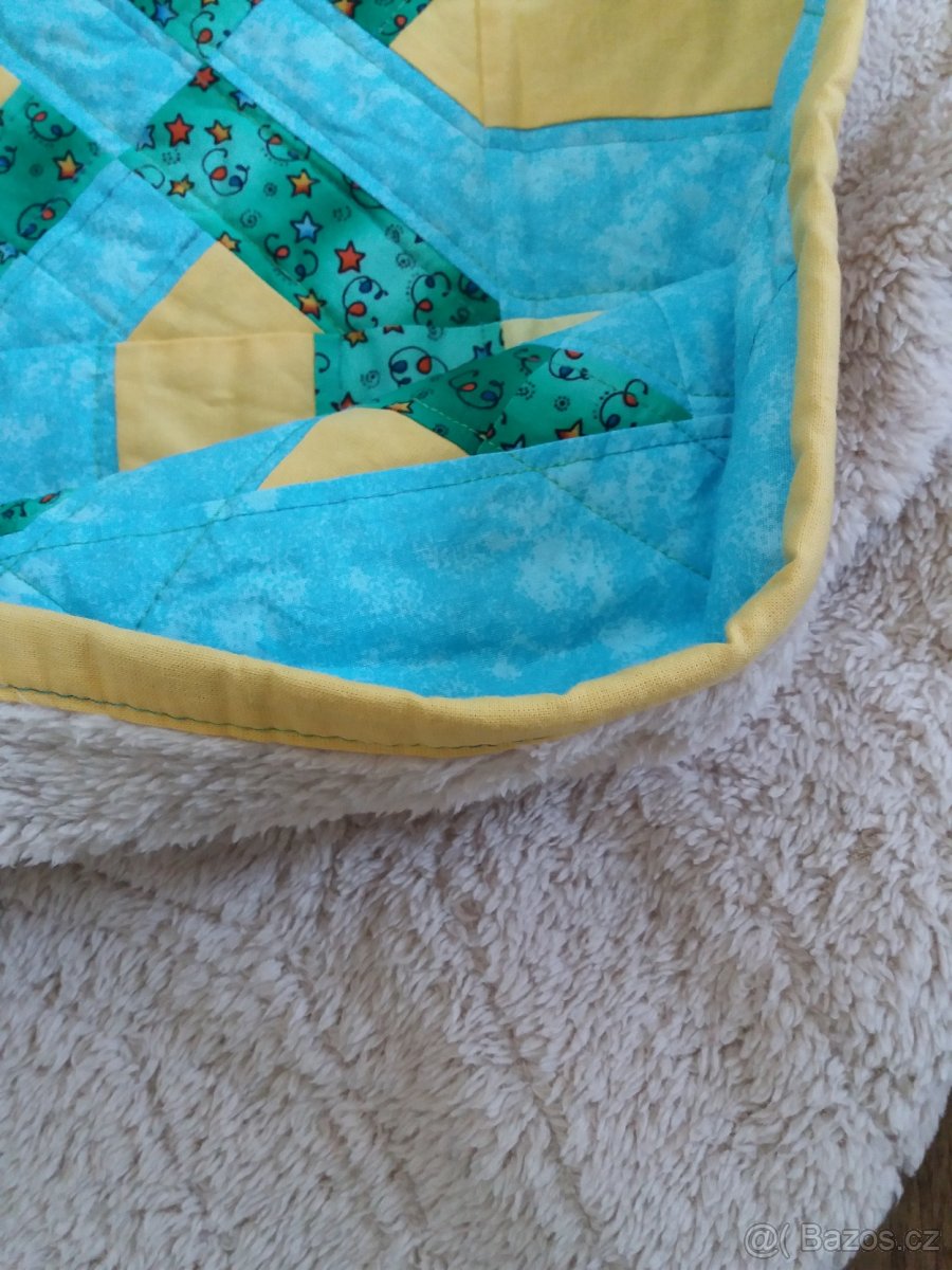 Dětská patchwork deka 120 x 175 cm - 10