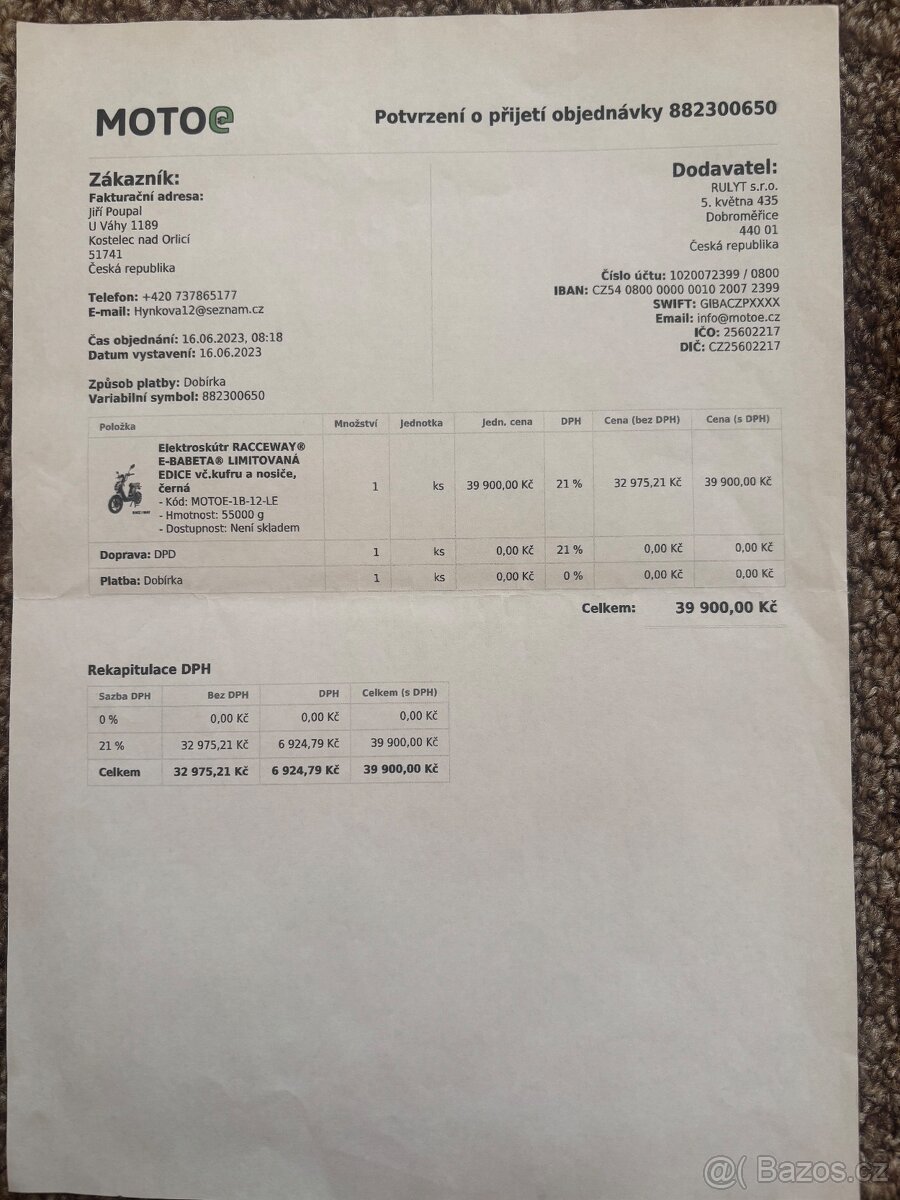 E-babeta racceway limit edice - 10