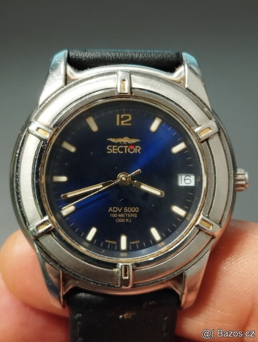 Prodám pánské hodinky SECTOR ADV 5000 _ SWISS MADE 👍👍👍 - 10