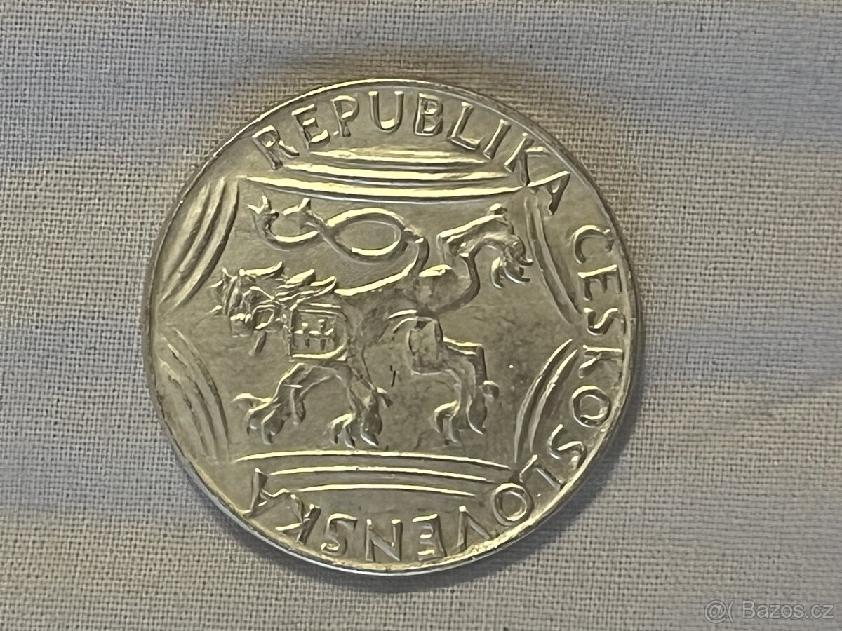 Mince Československo 3/3 + 10kč malé Kč - 10