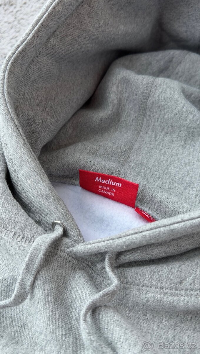 Supreme Box Logo Hooded Sweatshirt (FW25) Heather Grey - 10