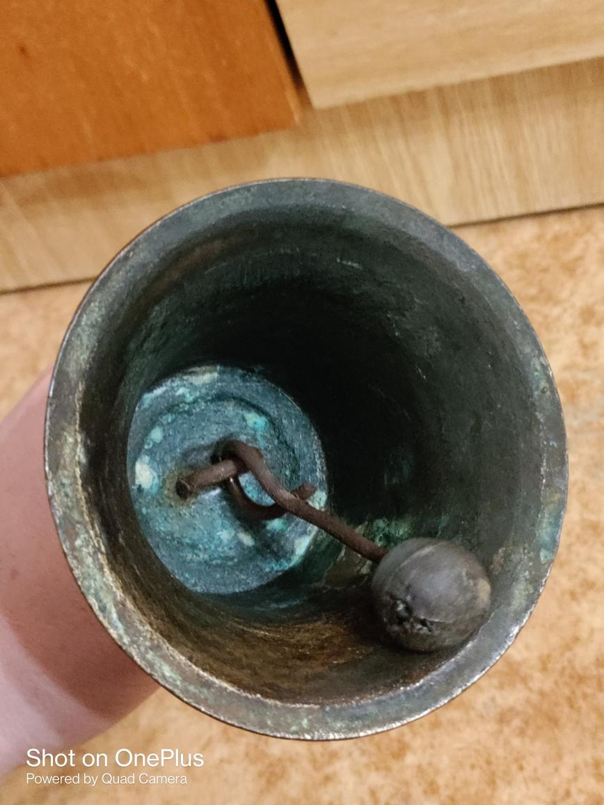 MASIVNI BRONZOVÝ ZVON Z DOB PRVNÍ REPUBLIKY - 10