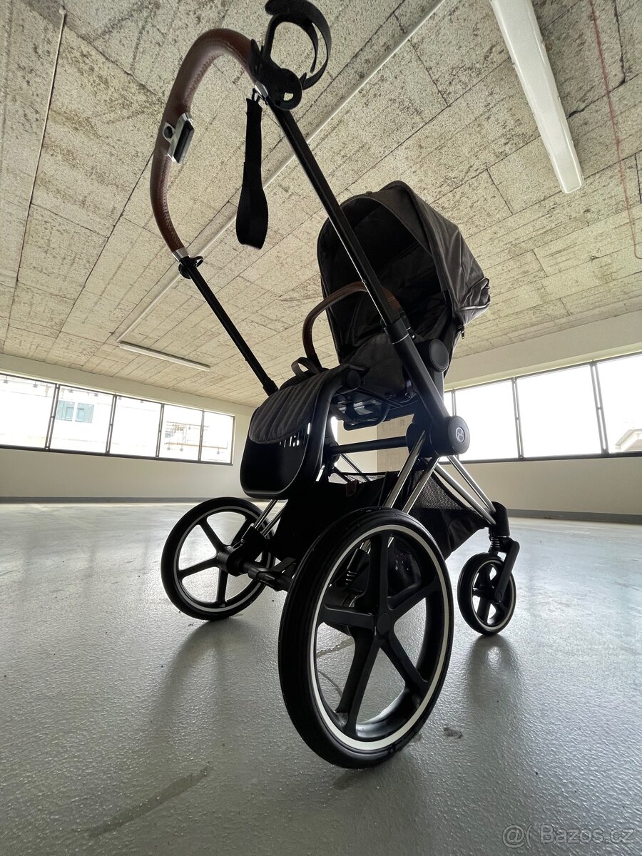 Prodám kočárek Cybex Priam (korbička, vajíčko, sporťák) - 10