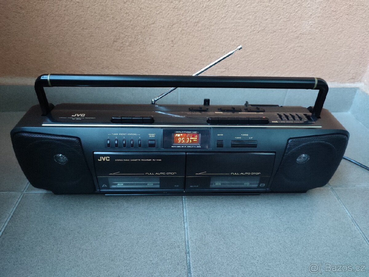 STEREO RADIO CASSETTE RECORDER JVC RC-W410. - 10