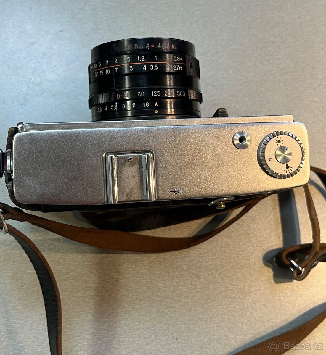 Ruský fotoaparát Sokol Automat + Industar-70 2,8/50 + pouzdr - 10