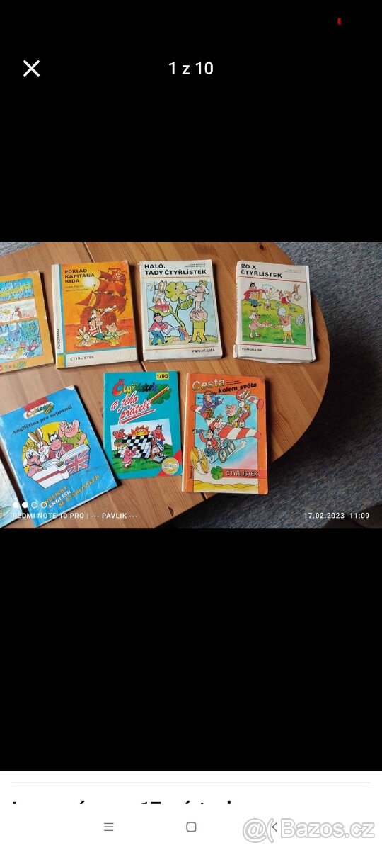 Čtyřlístek, mateřídouška, ohníček, kačer Donald. - 10