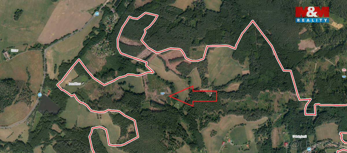 Prodej lesa, 37567 m², Vacovice - 10