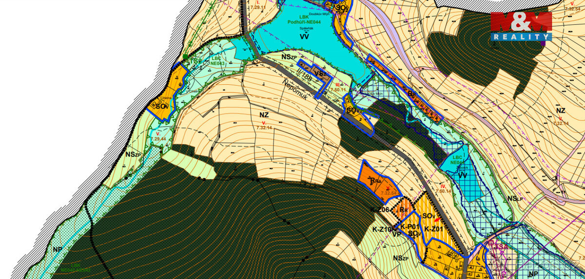 Prodej louky, 19732 m², Oselce - 10