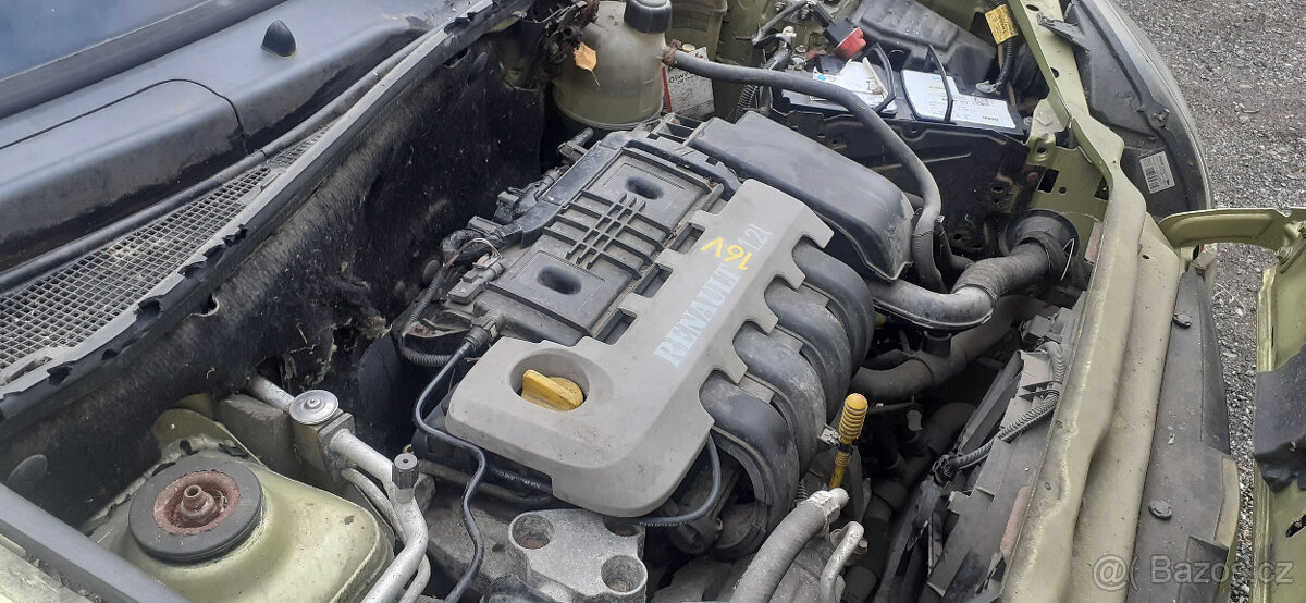 Renault Kangoo 1.2 16V, najeto 165 tisíc, 5 místné, rok 2004 - 10