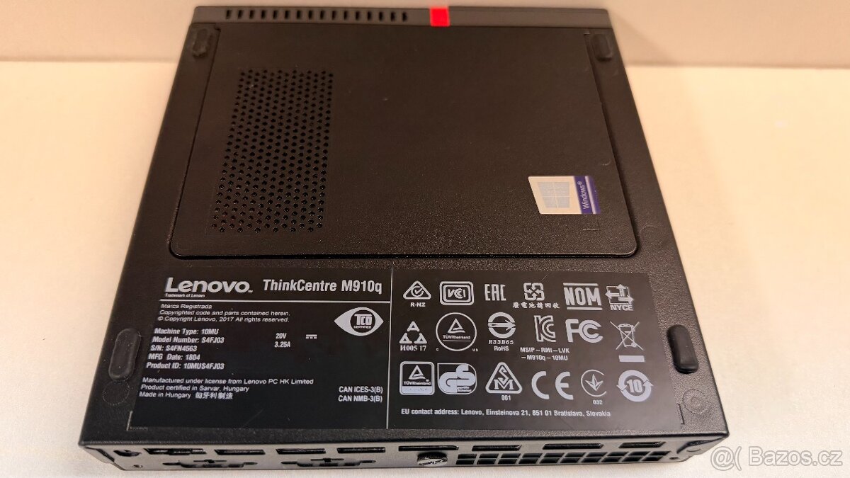 Lenovo ThinkCentre M910q Tiny 256GB + 1TB SSD/64GB RAM REPAS - 10