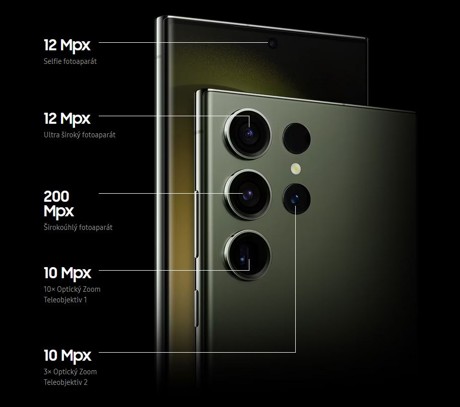 Prodám Samsung Galaxy S23 Ultra , 12/512GB , Green olive - 10